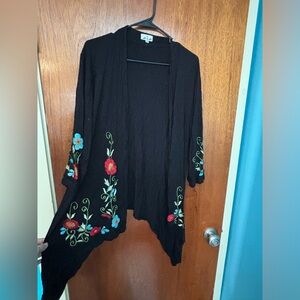 Xl size floral cardigan
